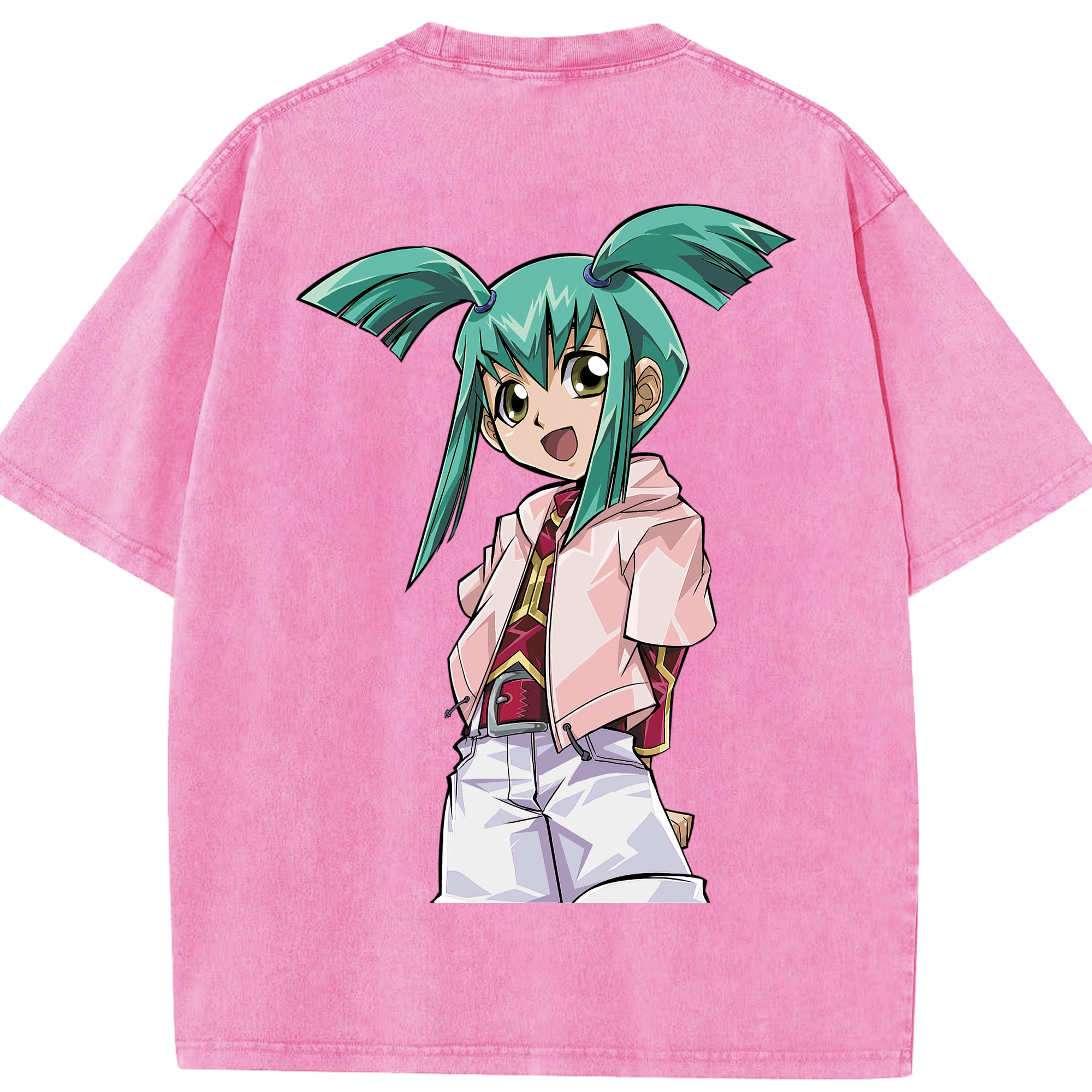（画像用） 遊☆戯☆王 Yu-Gi-Oh! 綿100% ヴィンテージ風 半袖Tシャツ（背面プリント）